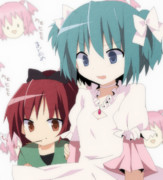 女神さやかちゃんとちび杏子ちゃん