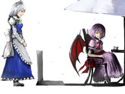 墓前のティータイム