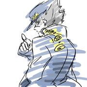 うろ覚えで描いた承太郎