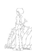 ナウシカ　線画
