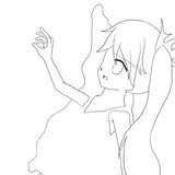  深海少女　もっと知りたい・・・【線画】