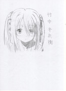 竹中半兵衛ちゃんを描いてみた【織田信奈の野望】