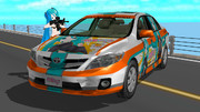 【MMD】 Lat式ミク カローラ「痛車」