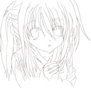 竹中半兵衛線画できた