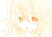 たぶん織田信奈の野望　竹中半兵衛　８０分で描いてみた