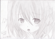 たぶん織田信奈の野望　竹中半兵衛　８０分で描いてみた　原画