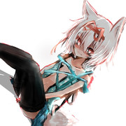 リボンニーソ狐耳男の娘