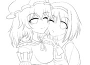 ゆゆみょん【線画】