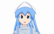 ニコッ！(イカ娘GIFアニメーション)