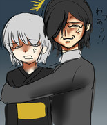 ５番、びっくりしてノウェに飛びつく兄　（生放送より）