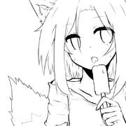 白狼ッ子【線画】