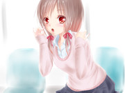 こっち見てないで・・・・　試合始まっちゃうから・・・