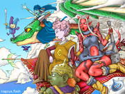 ドラクエⅩ　夏空に舞う！