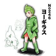 変わった髪型を描くのって慣れないもんだね