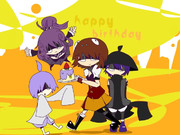 友達の誕生日に描いた絵