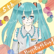 ミクちゃん誕生日　５ｔｈ