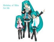 初音ミク発売5周年記念