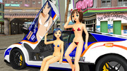 【MMD】アイマス 如月千早「痛車」