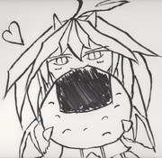 おせんべいもらったの