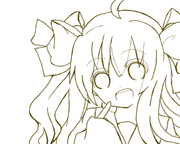 ツーサイドアップ！！な線画