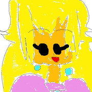 クレヨン初手描き。