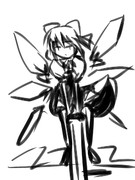 ⑨月なので毎日チルノを描くことにした。2年目の7日目