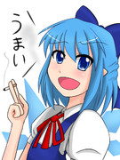⑨月なので毎日チルノを描くことにした。2年目の8日目