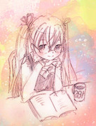 【ラフ】初音ミク「メガネの女の子はお好きですか？」