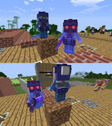 マインクラフト「LittleMaid用ブルーディスティニー１号機コスプレセット」