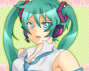 ミク塗らせていただきました＾ｗ＾）／