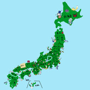 日本地図 ニコニコ静画 イラスト