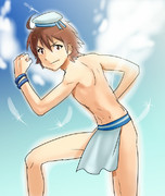 男らしいセーラーミズギ