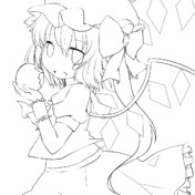 東方線画リンク ニコニコ静画 イラスト