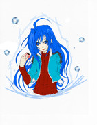 アイチ君に髪をのばしてもらった。