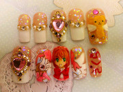 【痛ネイル】カードキャプターさくらを描いてみた。