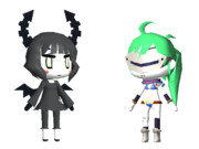 CHANxCO風デッドマスター＆アノニマス(ビキニアーマー)