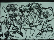 （切り絵） リリカルなのはvivid 