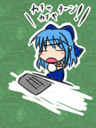 ⑨月なので毎日チルノを描くことにした。2年目の27日目