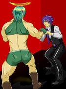 ふたりでガチムチ