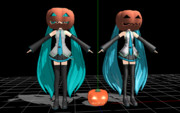 【MMDモデル配布あり】ジャック・オ・ランタン３点セット【ハッピー・ハロウィン！】