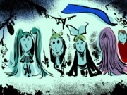 世界旅行に出かけたボーカロイド一行…