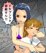 【MMD】ドタプンツォ容赦せん！【ジョジョm@s】