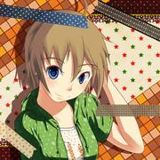 塗り絵その１おにゃのこver. 塗ってみた