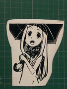 あの花　めんま　ステッカー切ってみた