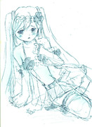 【ラフ】初音ミク「スピリチュアル」