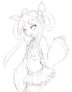 【ぬりえ】恋姫無双：孫尚香（小蓮）