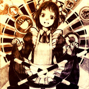 磯端ウキ ニコニコ静画 イラスト
