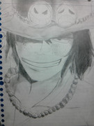 白狼烏鷺「エース（ワンピース）」