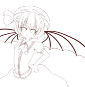 レミリア　（線画）
