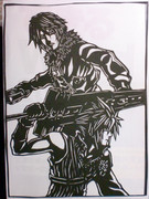 【切り絵】クラウド＆スコール【DFF】